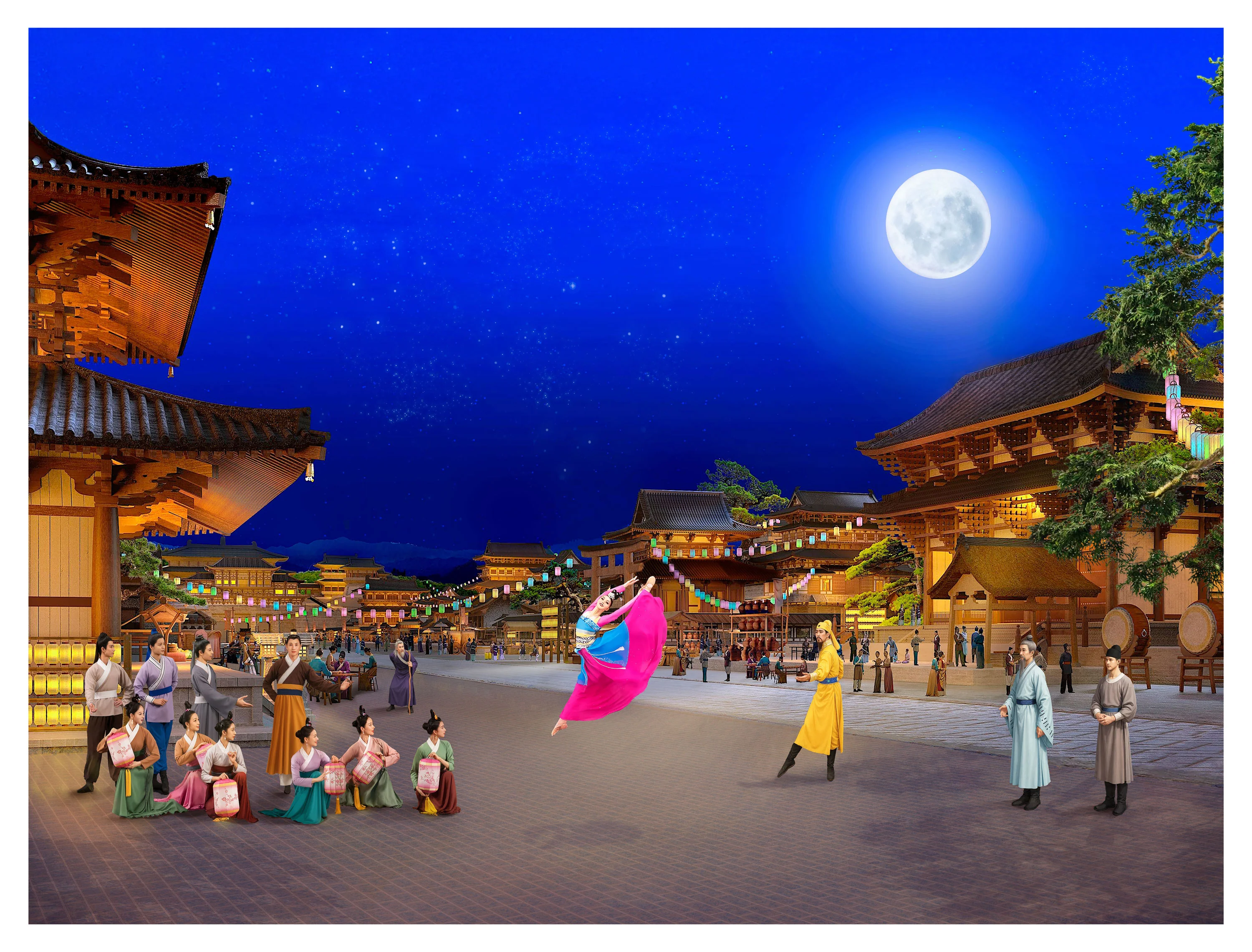 Visiting the Moon Palace Giclée Print