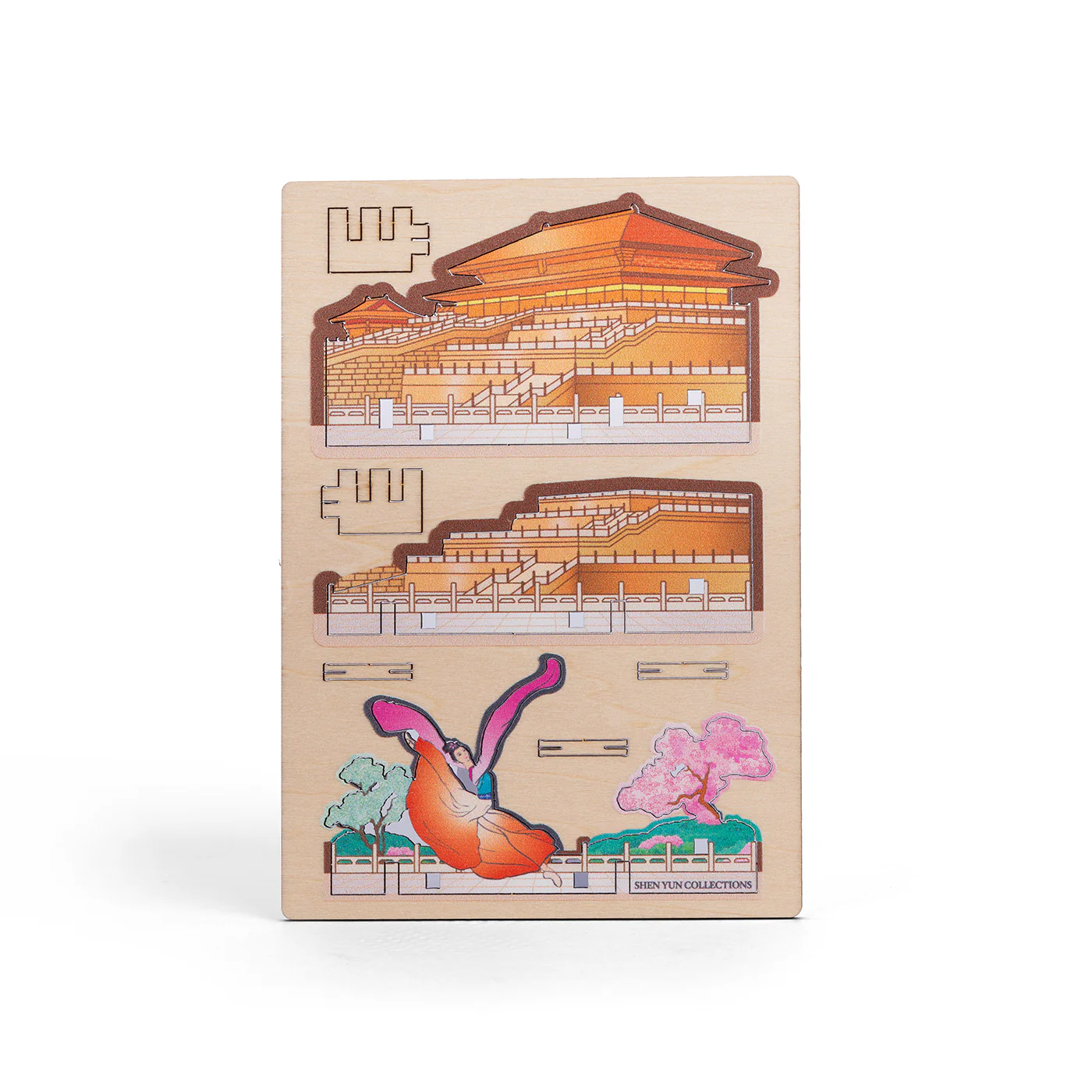 Water Sleeves Wooden Magnet - Image 4
