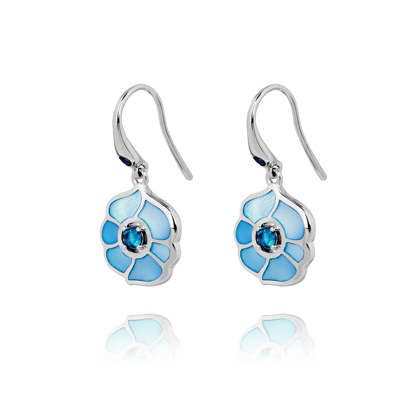 Windmill Grace Drop Earrings Blue - Image 3