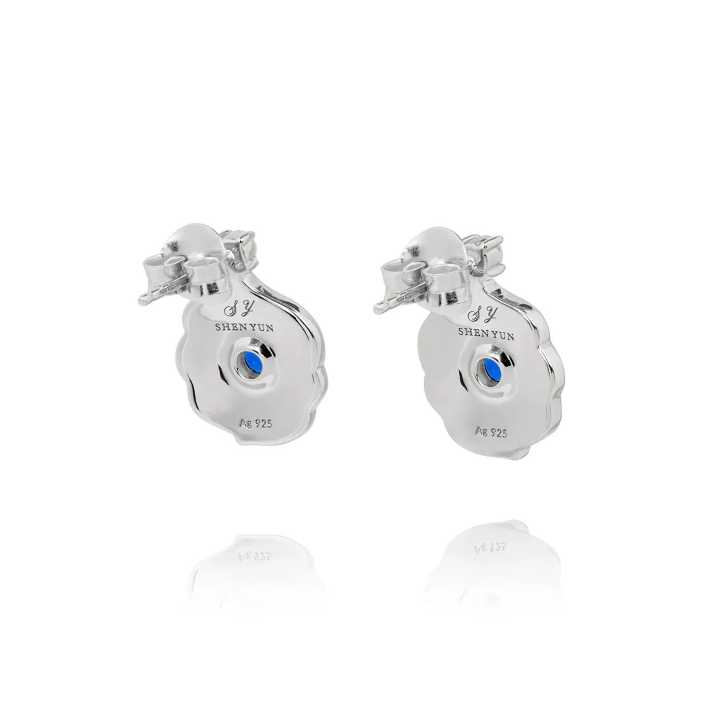 Windmill Grace Stud Earrings Blue - Image 4