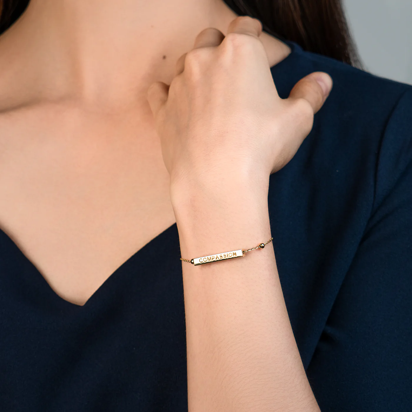 Zhen Shan Ren Elegant Virtues Bracelet 14kt Yellow Gold - Image 4