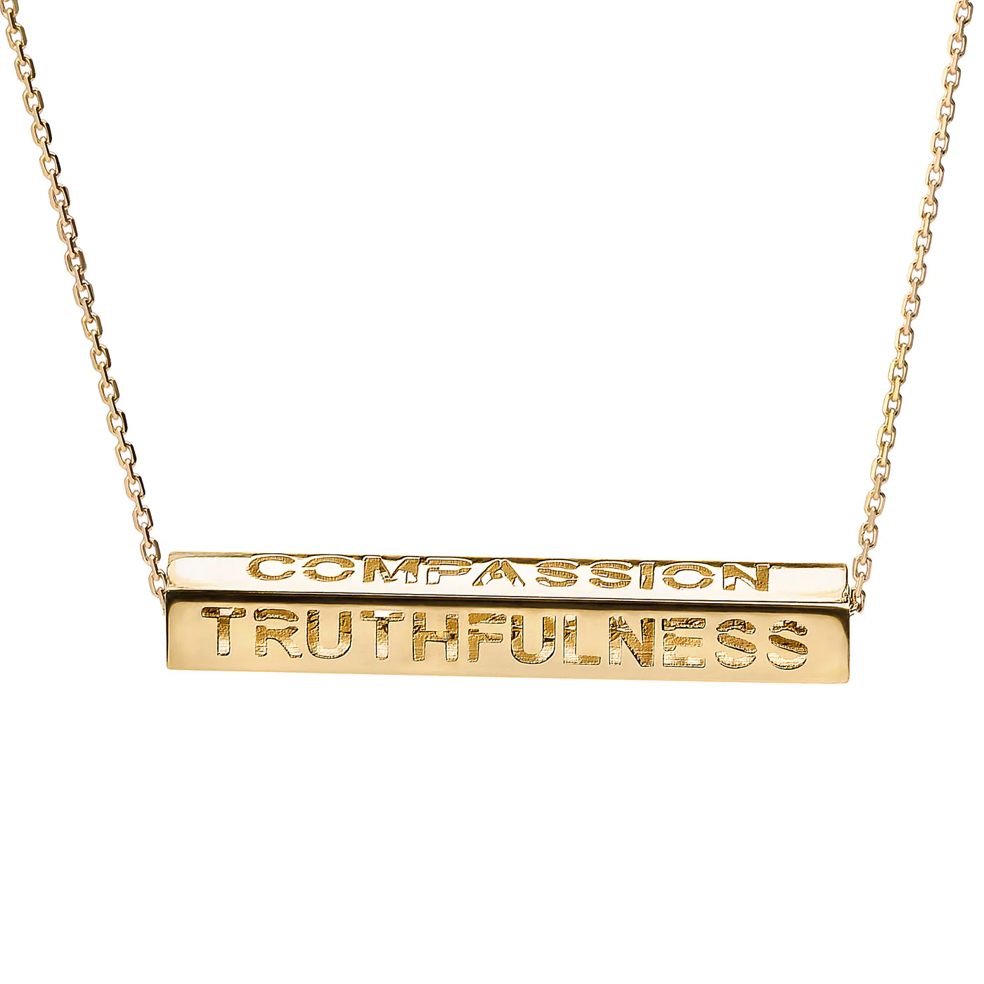 Zhen Shan Ren Elegant Virtues Necklace 14kt Yellow Gold - Image 3
