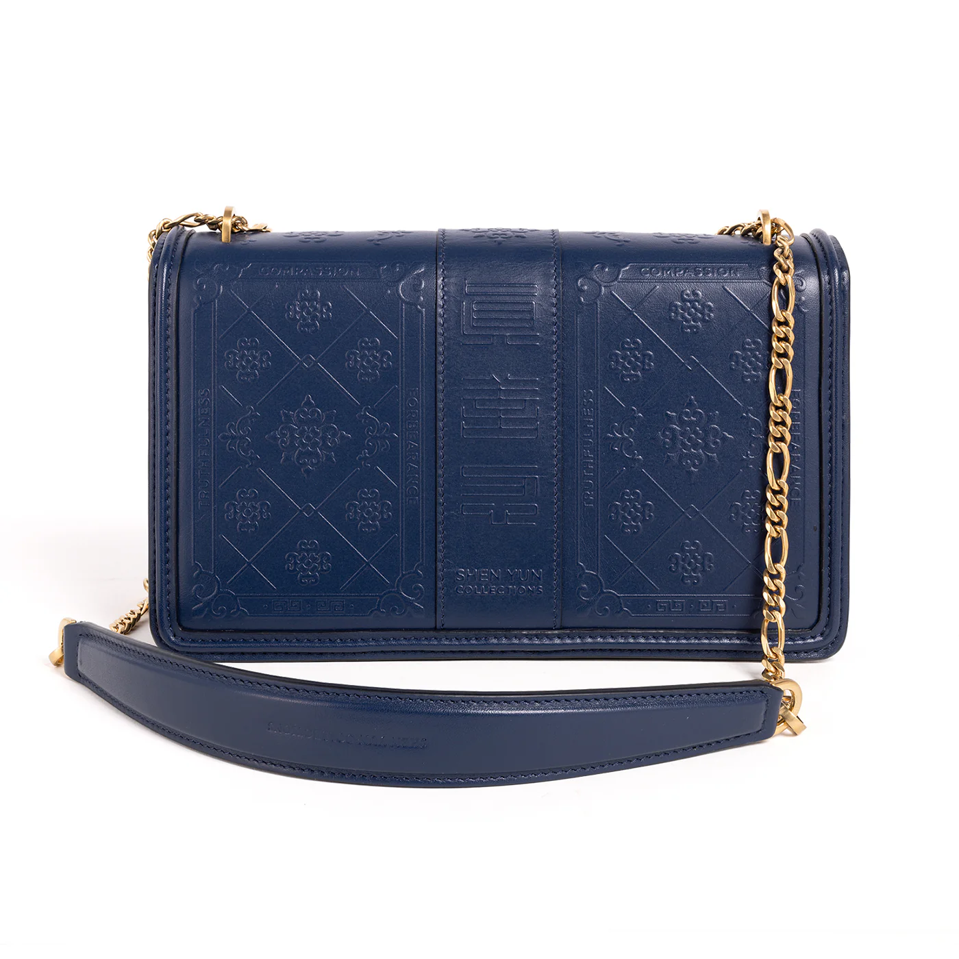 Zhen Shan Ren Shoulder Bag Navy - Image 5