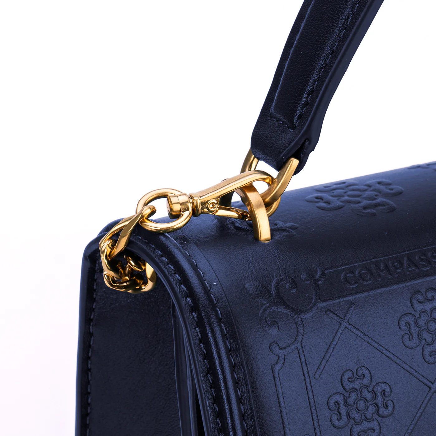 Zhen Shan Ren Shoulder Bag Navy - Image 7