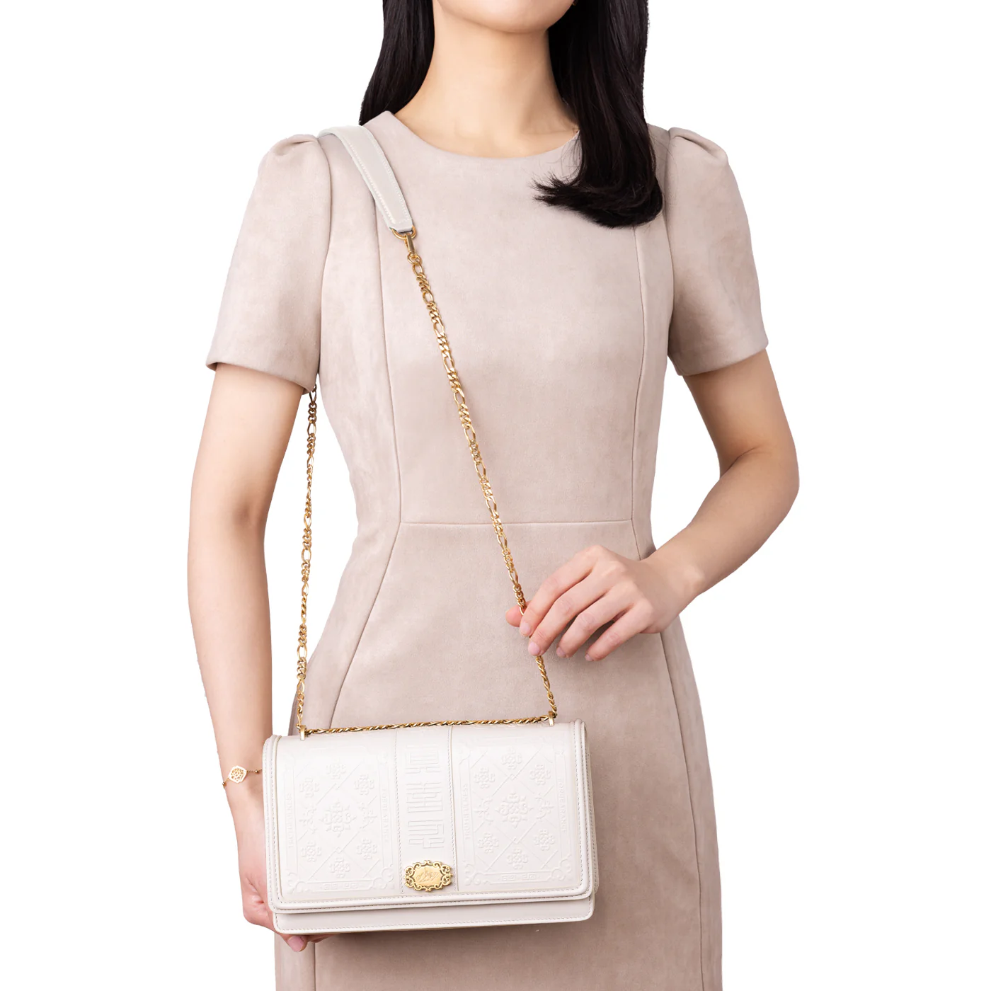 Zhen Shan Ren Shoulder Bag Off White - Image 3