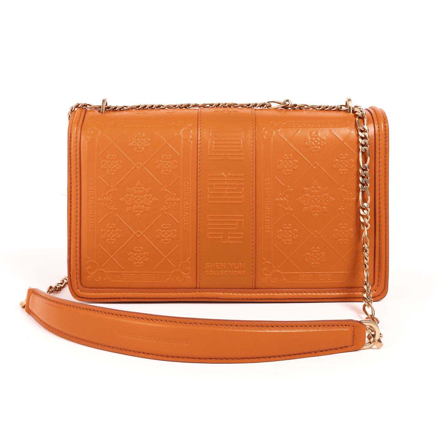 Zhen Shan Ren Shoulder Bag Orange Ochre - Image 5