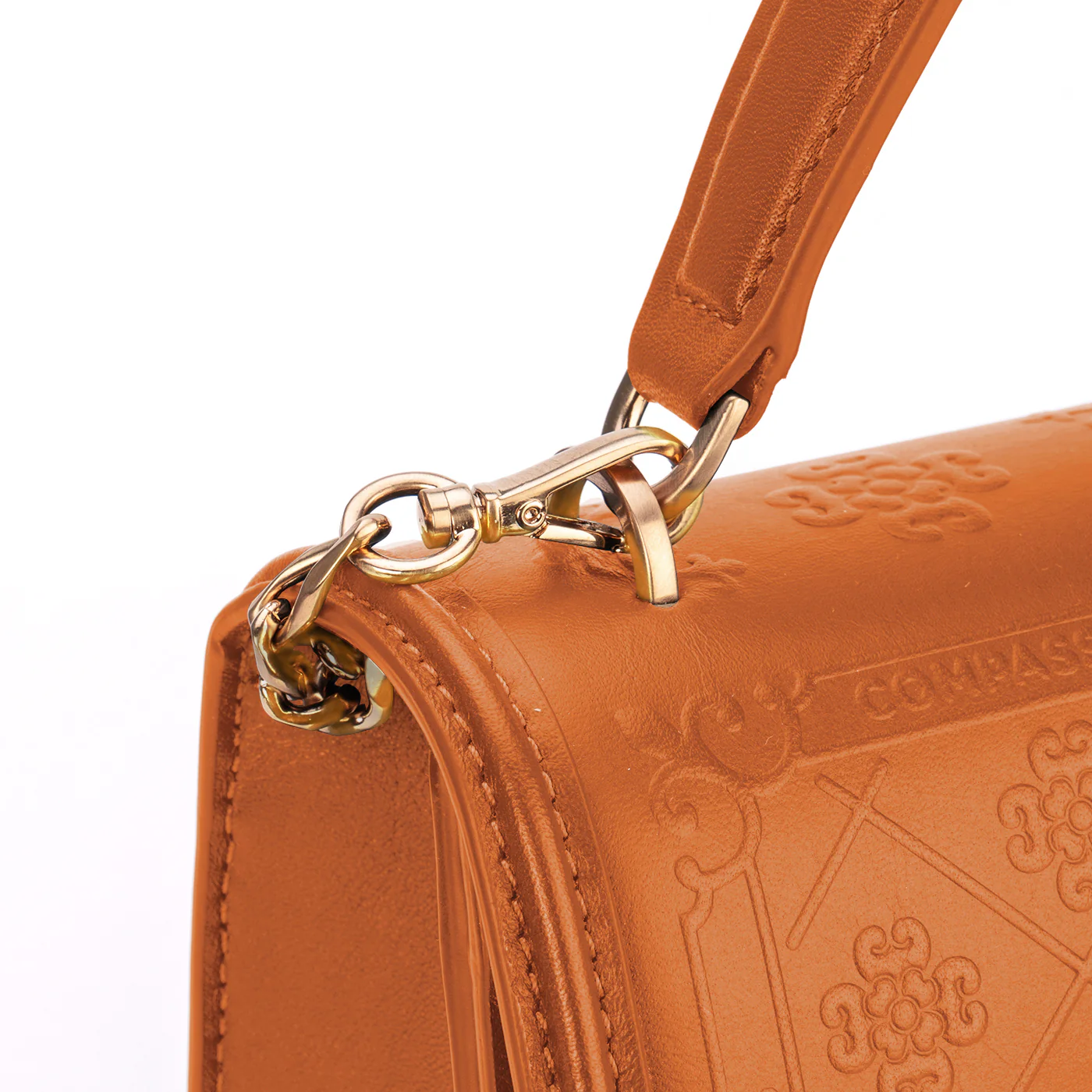 Zhen Shan Ren Shoulder Bag Orange Ochre - Image 7