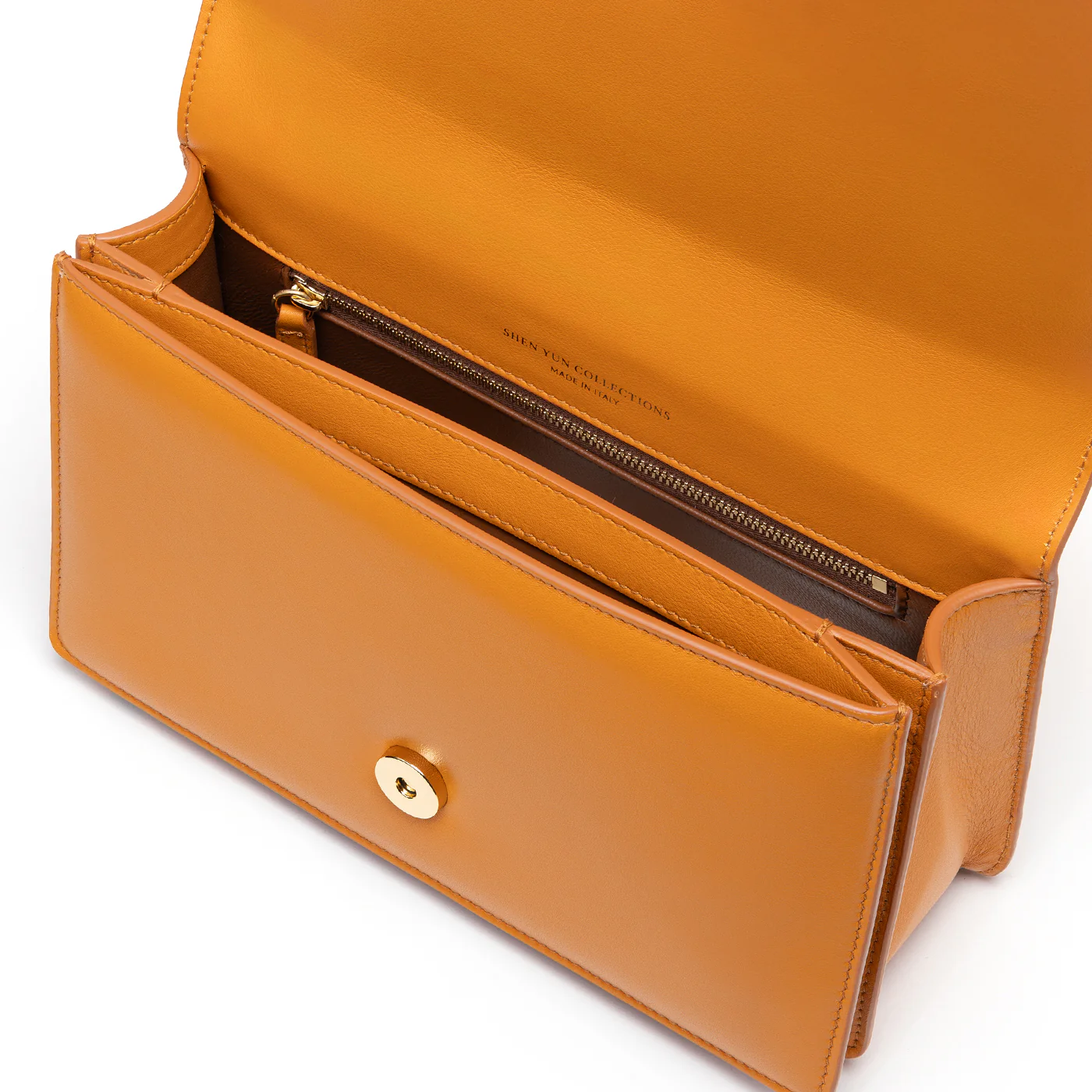 Zhen Shan Ren Shoulder Bag Orange Ochre - Image 8
