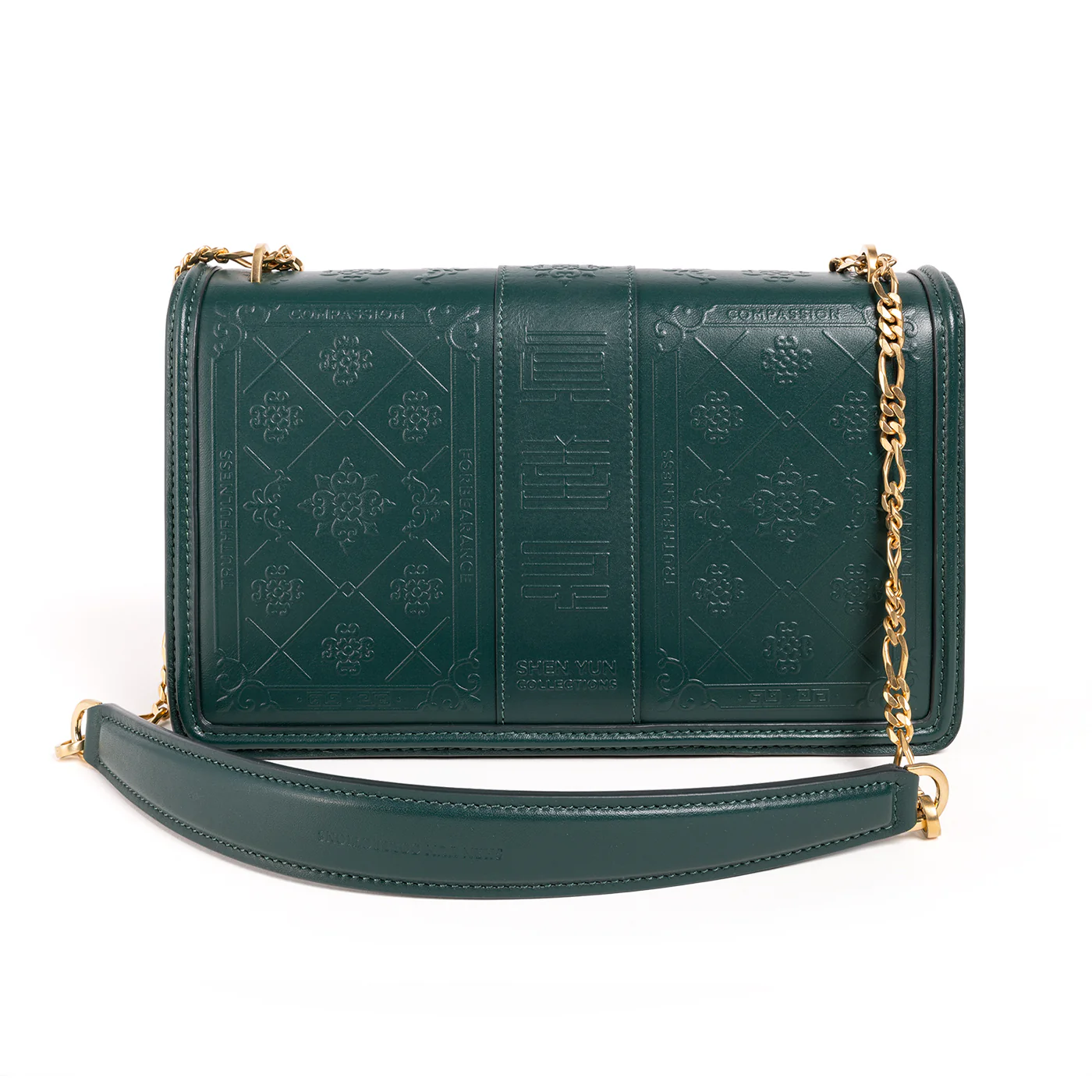 Zhen Shan Ren Shoulder Bag Pine Green - Image 5