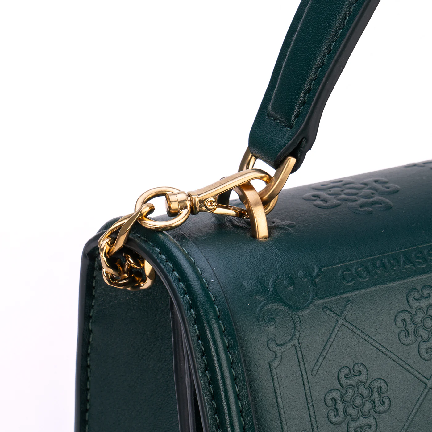 Zhen Shan Ren Shoulder Bag Pine Green - Image 7