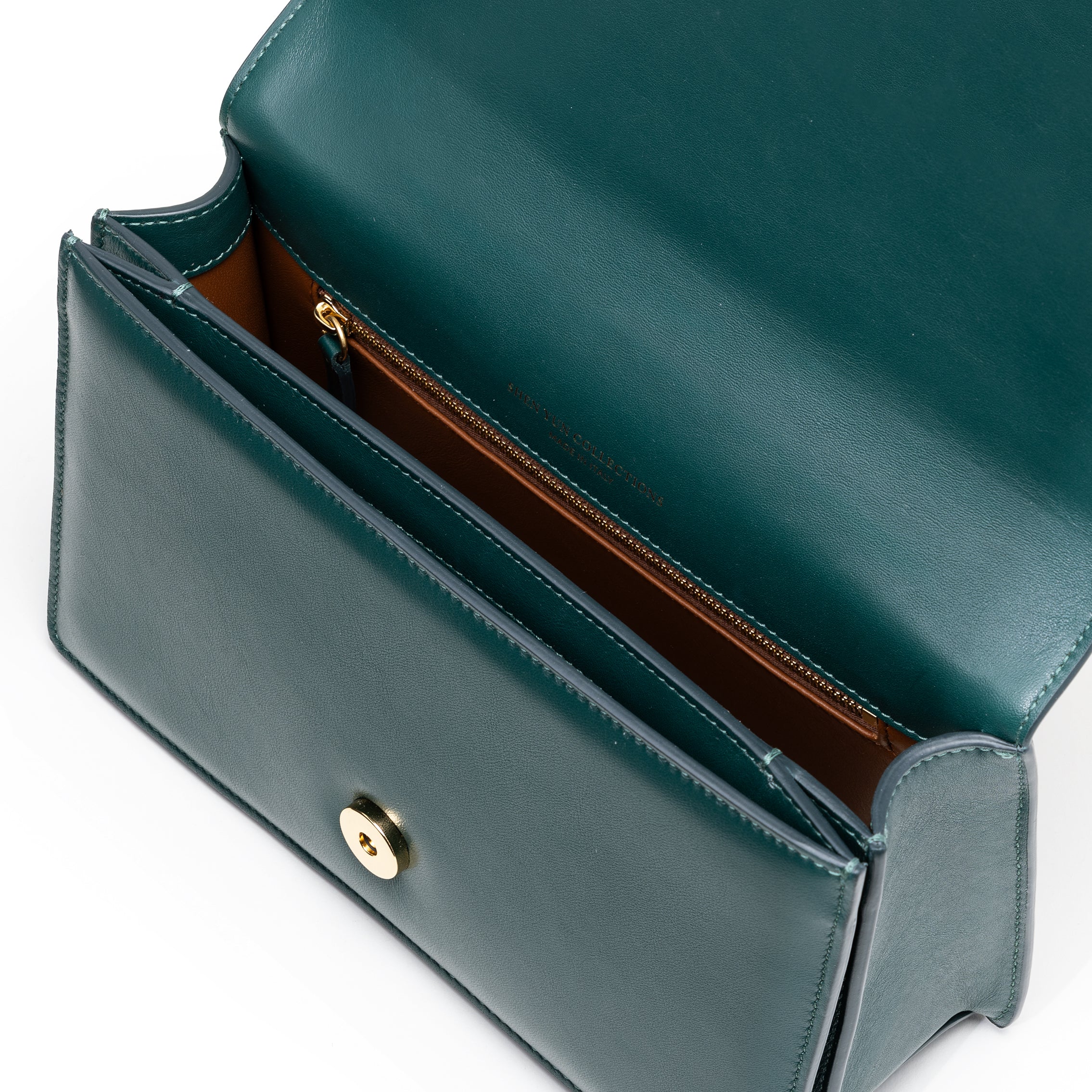 Zhen Shan Ren Shoulder Bag Pine Green - Image 8
