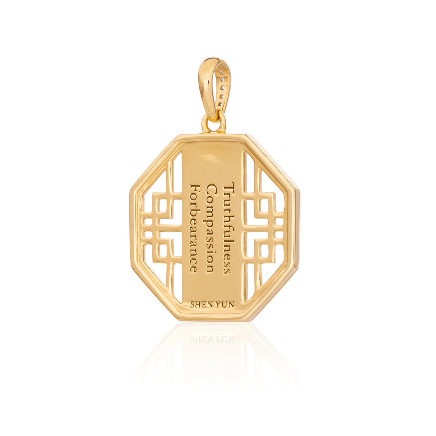 Zhen Shan Ren Wondrous Bliss Charm Gold 22mm - Image 3